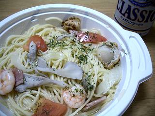 写真：海老と帆立のスープスパゲティ＠セブンイレブン