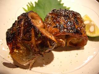 写真：秋刀魚のワタ醤油焼き