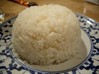 写真：タイ米のご飯