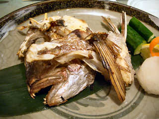 写真：鯛のカマ焼＠がんこ寿司