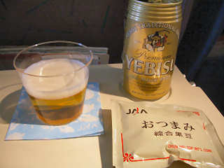 写真：ビール＠日本アジア航空