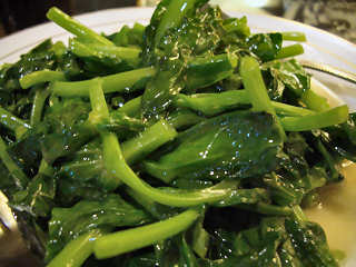 写真：野菜炒め＠香港海鮮飲茶樓