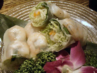写真：海老と野菜の生春巻き〜ゴイクン〜＠ベトナムフロッグ